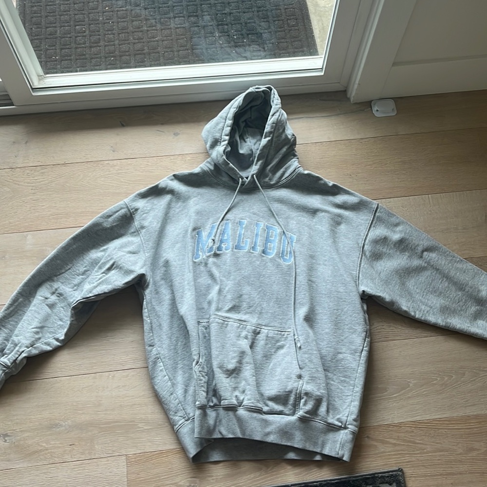 Brandy Melville, one size fits all, grey hoodie